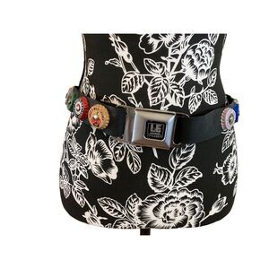 Vintage Y2K Little Earth Bottle Cap Seat Belt Multicolored Accessories Unique